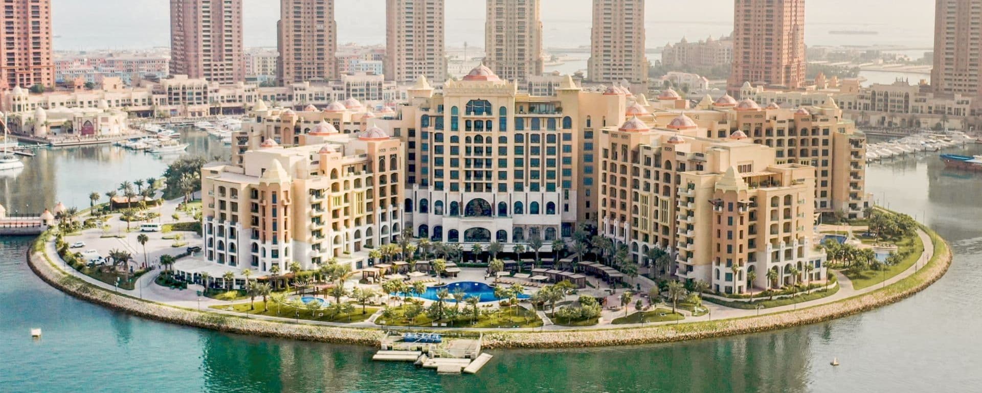 St Regis Marsa The Pearl location