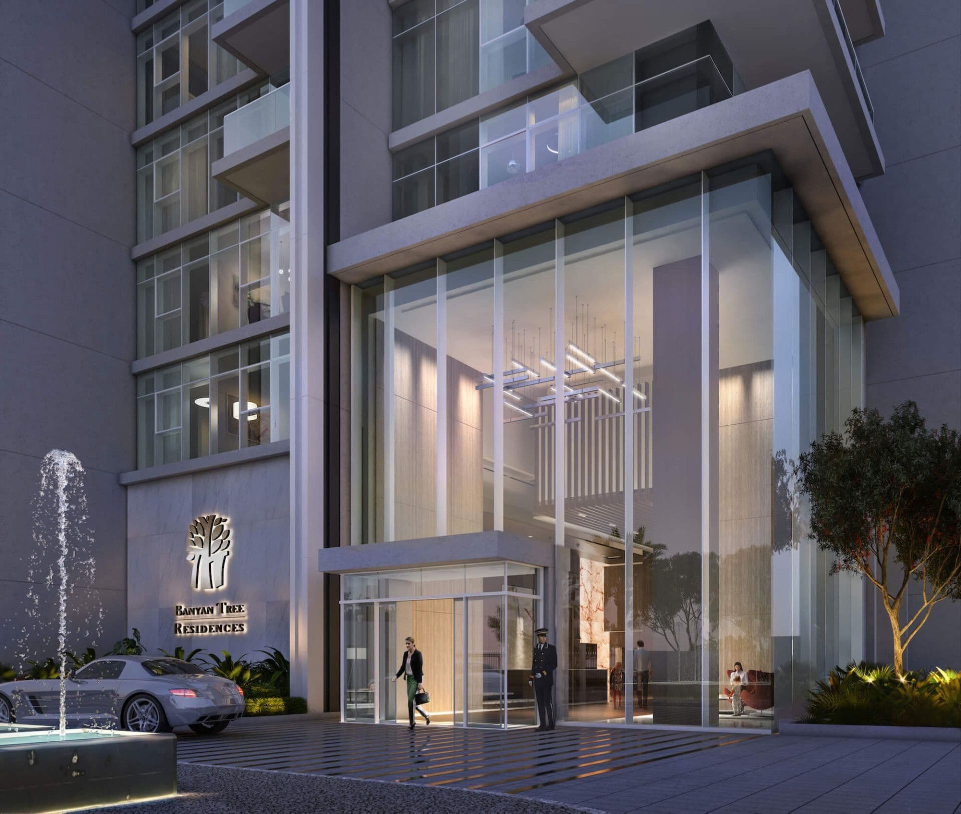 Banyan Tree Residences Hillside Dubai location