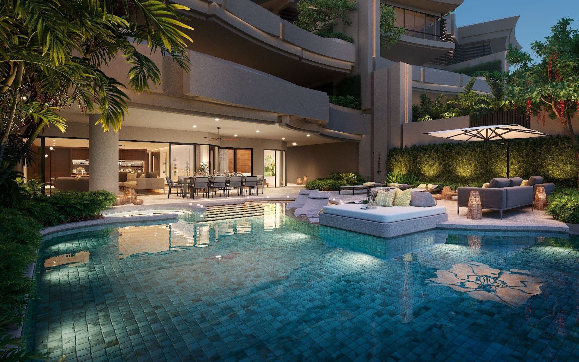Banyan Tree Beach Residences Sirena development