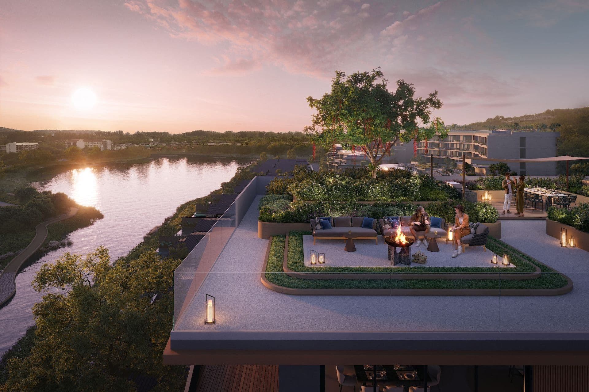 Skypark Elara Lakelands Phuket location