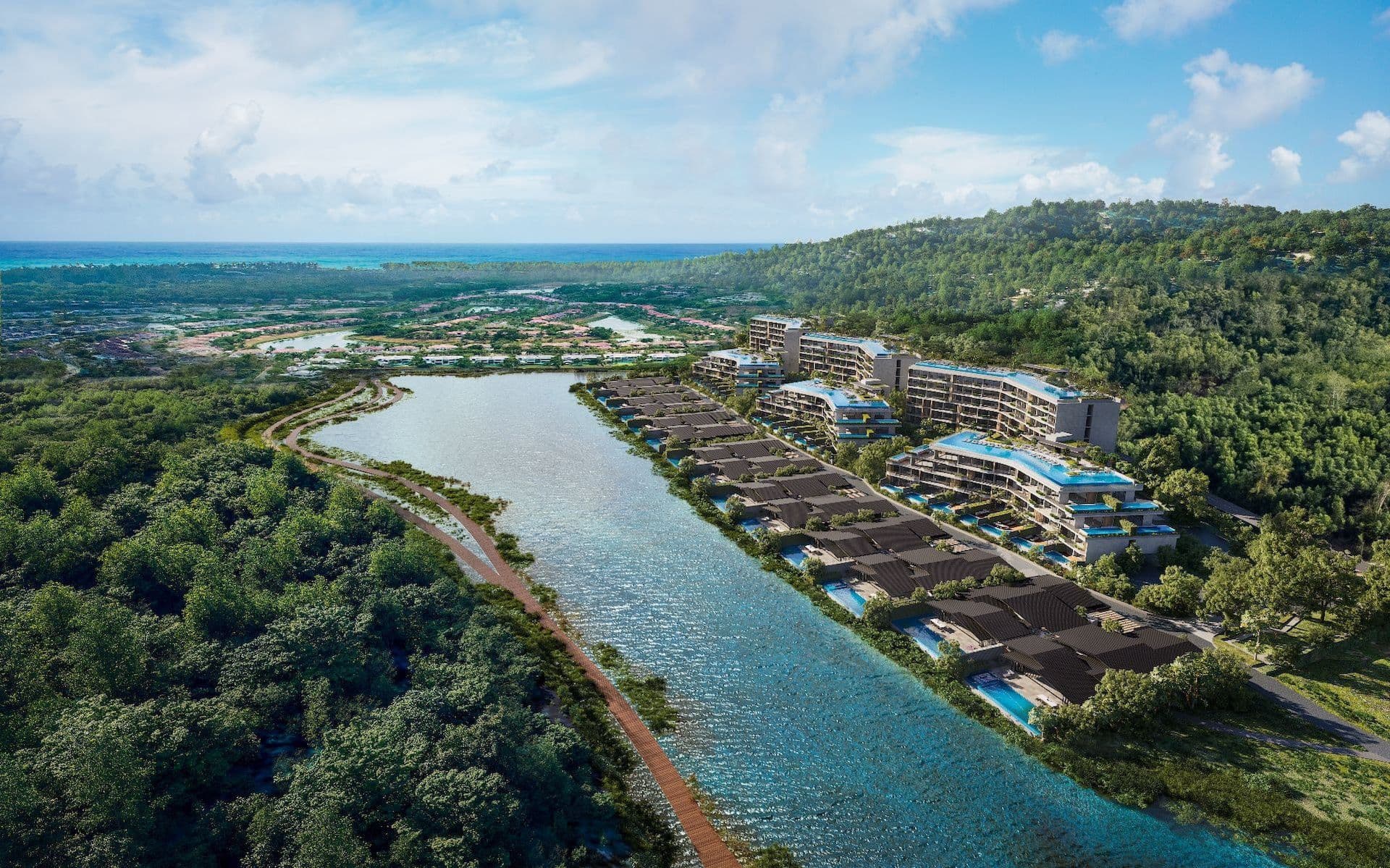 Laguna Lakelands Waterfront Villas location